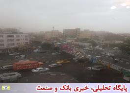 توفان با سرعت 72 کیلومتر در تهران
